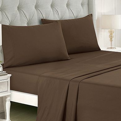 Camel Tan & Dark Brown Comforter Set with Sheets