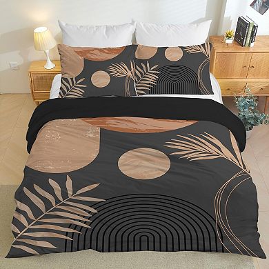Boho Sun Duvet Set 3 Pieces: Microfiber, 3D Print, Fade Resistant queen