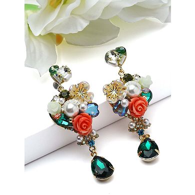 AGP PARIS Romantic Garden Charm Drop Earrings