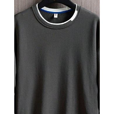 Men's Simple Plus Size Sweatshirt