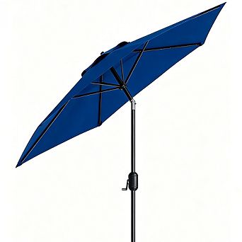 7.5 ft Outdoor Patio Umbrella with 6 Sturdy Ribs Non-Lighted