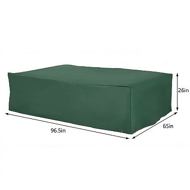 Waterproof Oxford Patio Furniture Cover with Drawstring Lock