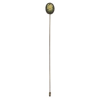 Women's Victorian Filigree Etching Floral Antiqued Gold Long Handle Hat Pins Lapel Pack Of 1/2/3