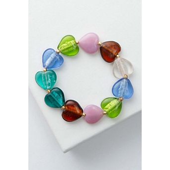 Lampwork Heart Bracelet