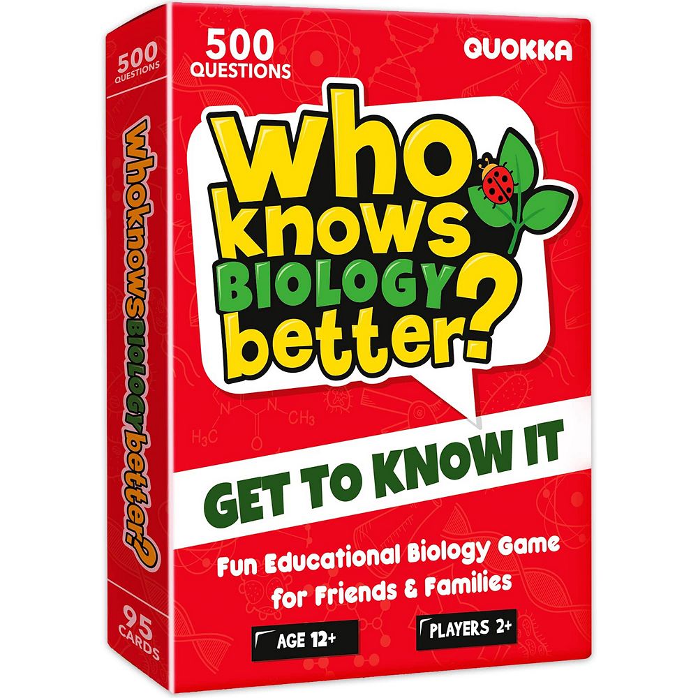 QUOKKA Board Games for Kids 8-12 - Educational Card Game for Kids Age