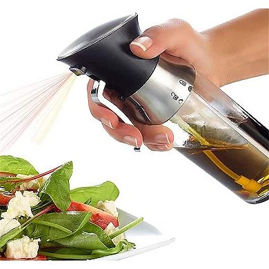 2 in 1 Olive Oil & Vinegar Sprayer Seasoning Bottle 200ml