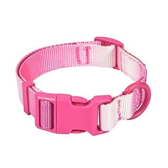Pink Papyrus Maggie Nylon Dog Collar