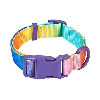 Pink Papyrus Nola Nylon Dog Collar