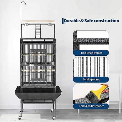 ANIXOL Play Top Rolling Parrot Cage