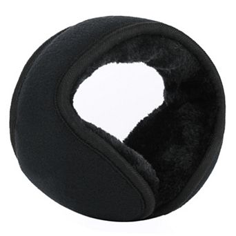 Women's Winter Ear Warmers Knit Fleece Outdoor Foldable Earmuffs 16.5x4.3"