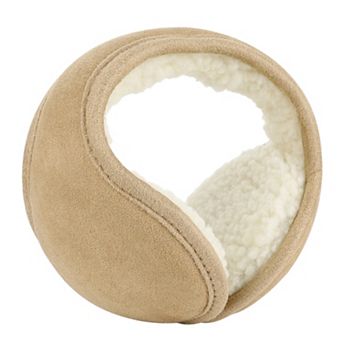 Women's Winter Ear Warmers Knit Fleece Outdoor Foldable Earmuffs 16.5x4.3"