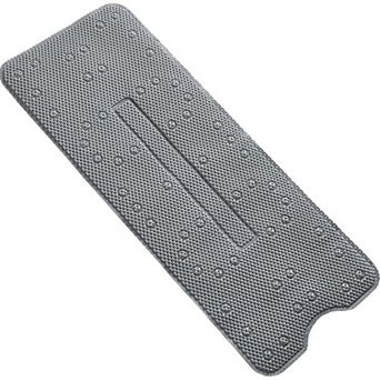 KSIZUIS Memory Foam Non-Slip Bathtub Mat - 40"x16" Dark Grey with Suction Cups for Tub Safety