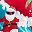 Christmas Blue Red