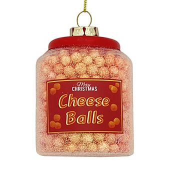 St. Nicholas Square® Glass Cheese Balls Christmas Ornament