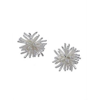 AGP PARIS Starburst Pavé Stud Earrings