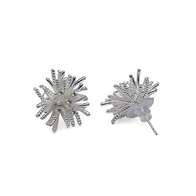 AGP PARIS Starburst Pavé Stud Earrings