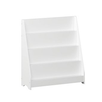 4 tier Kids Bookshelf, Simple Kids Book Display Shelf, Organizer for Bedroom Playroom Classroom