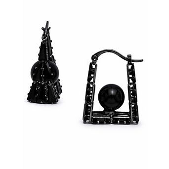 AGP PARIS Geometric Frame Drop Earrings