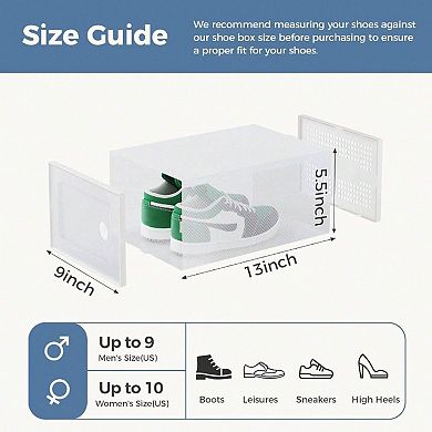 Stackable Shoe Storage Boxes: Save Space, Keep Shoes Organized
