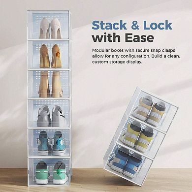 Stackable Shoe Storage Boxes: Save Space, Keep Shoes Organized