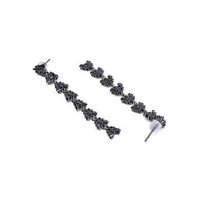 AGP PARIS Linear Fringe Drop Earrings