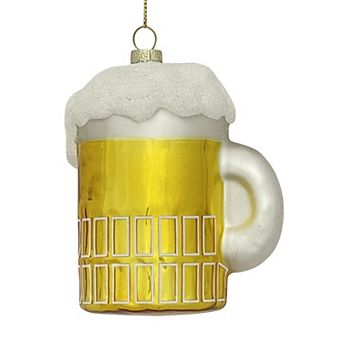 St. Nicholas Square® Glass Beer Stein Christmas Ornament
