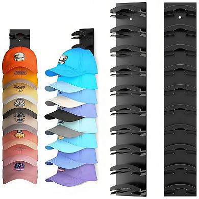 2 Pack Hat Organizer for Baseball Caps, Hat Hanger Holder Display for Door Closet, Cap Organizer