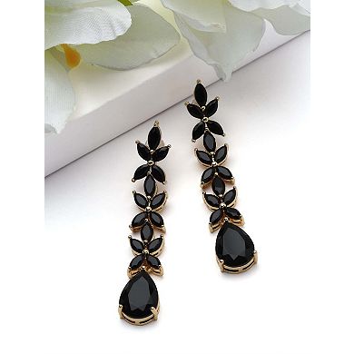 AGP PARIS Floral Cascade Drop Earrings