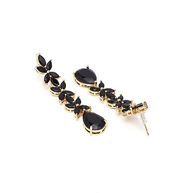 AGP PARIS Floral Cascade Drop Earrings