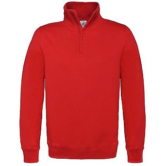 B&C Mens ID.004 Cotton Quarter Zip Sweatshirt