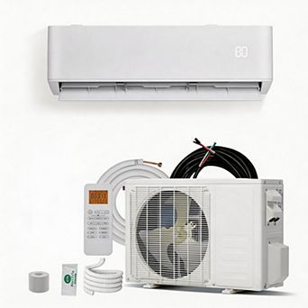 ANIXOL Energy Saving 4-in-1 Mini Split System with Cool, Heat, Fan, and Dry Modes