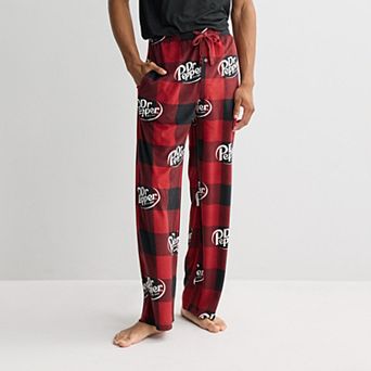Men's Dr. Pepper Plaid Pajama Pants