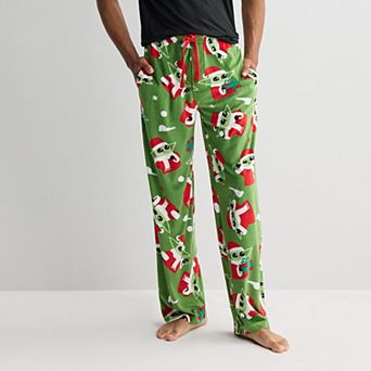 Men's Star Wars' Baby Yoda Holiday Pajama Pants