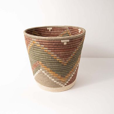Wide Zig Zag Bucket Basket Elevate Collection