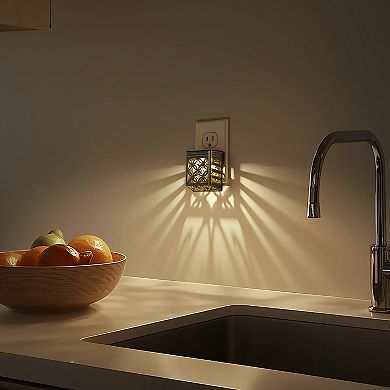 0.5W Integrated LED Dimmable Plug In Night Light Warm 3000K Dusk to Dawn 4 Pack