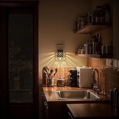0.5W Integrated LED Dimmable Plug In Night Light Warm 3000K Dusk to Dawn 4 Pack