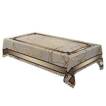 Washable Tablecloth, Checkered Table Cover for Party Picnic Dinner Decor