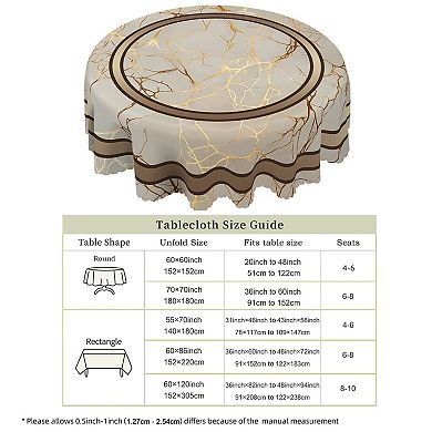 Washable Tablecloth, Checkered Table Cover for Party Picnic Dinner Decor