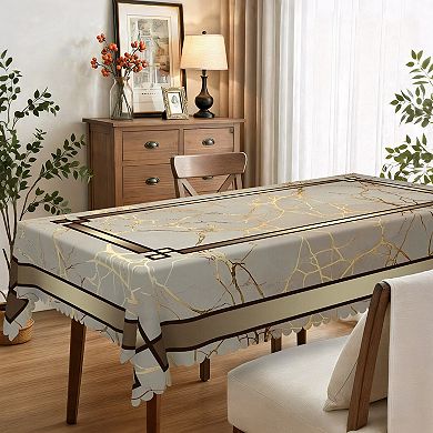 Washable Tablecloth, Checkered Table Cover for Party Picnic Dinner Decor