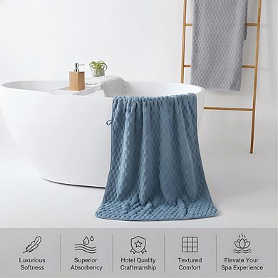 KSIZUIS 4-Pack 27"x55" Microfiber Bath Towels-Absorbent,Quick Drying,Soft for Gym & Spa