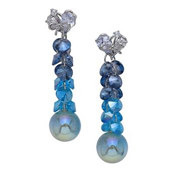 AGP PARIS Beaded Globe Drop Earrings
