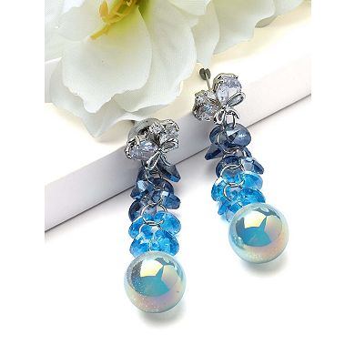 AGP PARIS Beaded Globe Drop Earrings