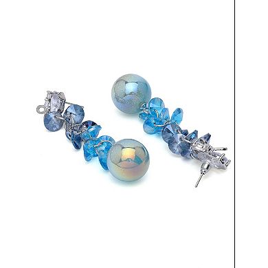 AGP PARIS Beaded Globe Drop Earrings