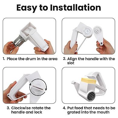 Manual Cutter Rotary Cheese Graters