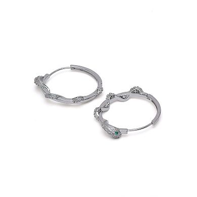 AGP PARIS Serpent Hoop Earrings