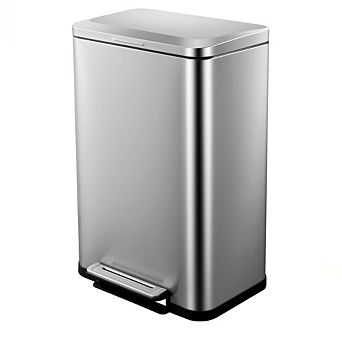 13-Gallon Tall Kitchen Garbage Can - Waterproof - Large Capacity for Travel - Durable Fabric