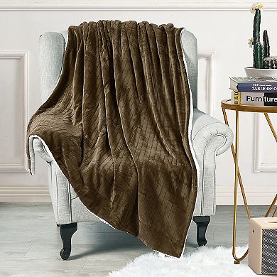 Home Soft Things Cutout Flannel Throw Blanket