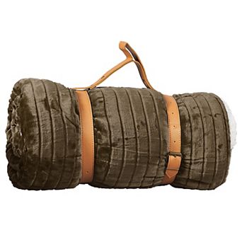 Home Soft Things Cutout Flannel Throw Blanket