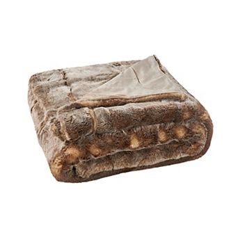 Home Soft Things Luxury Faux Fur Throw Blanket