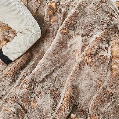 Home Soft Things Luxury Faux Fur Throw Blanket